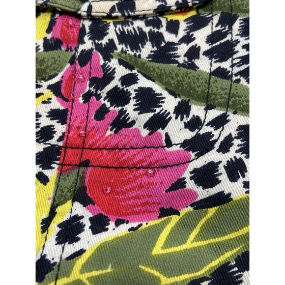 Studio Works‎ Jacket Womens Petite Small Multicolor Floral Animal Print Button - Picture 6 of 9
